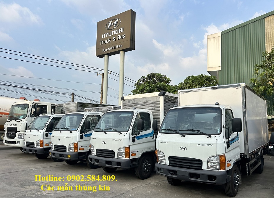 giá xe thùng kín hyundai 2,5 tấn